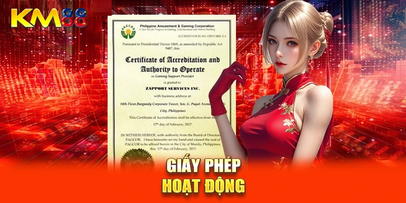 Tổng quan về giấy phép hoạt động tại KM88